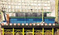 鲁巧高速牛栏江特大桥2#主塔承台首次浇筑混凝土圆满完成