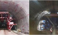项目进度|威彝高速蜂岩隧道第一板二衬混凝土顺利浇筑